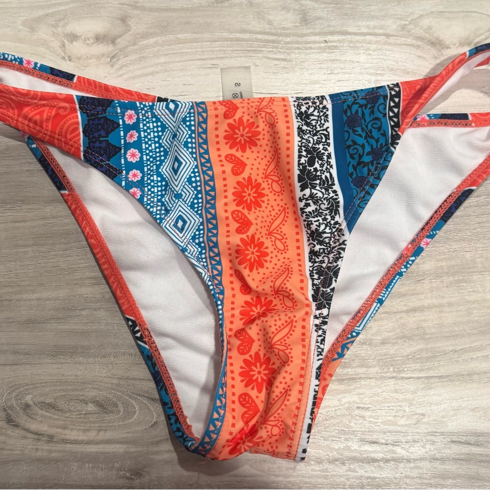 Colorful Patterned Bikini Set - Picture 2 of 3